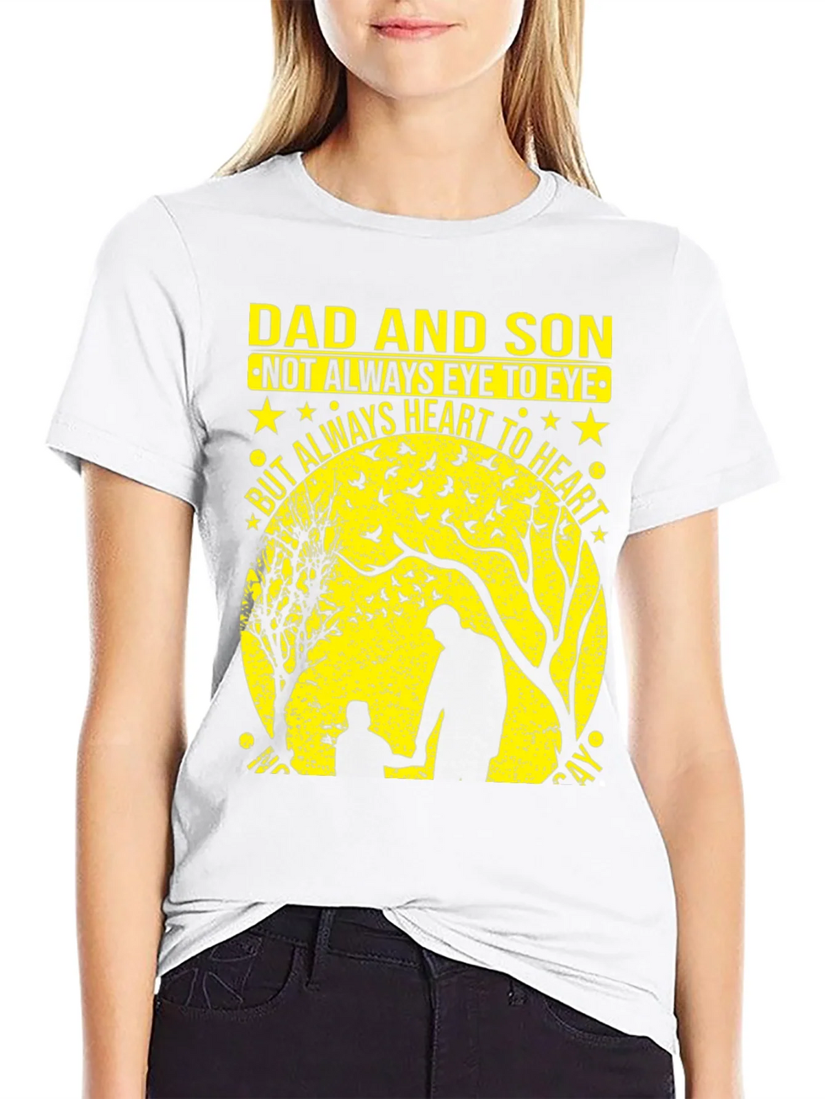 Dad and Son Heart to T-Shirt product image 8