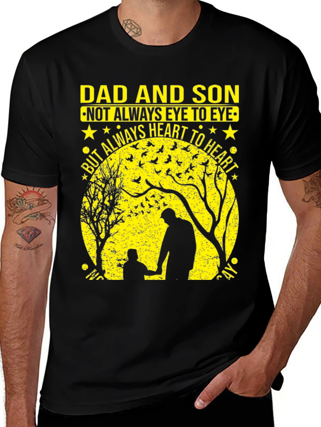 Dad and Son Heart to T-Shirt product image 1