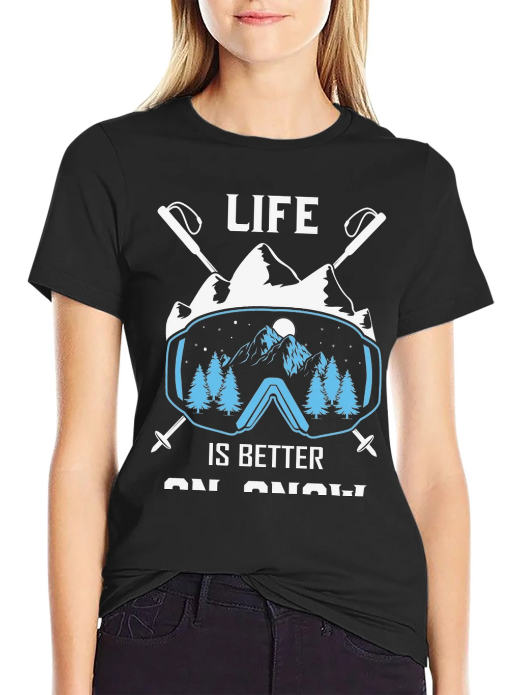 Life Is Better On Snow T-Shirt product image 2