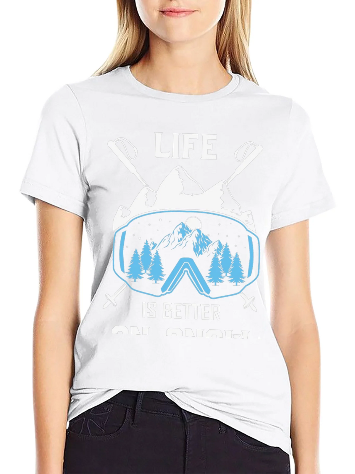 Life Is Better On Snow T-Shirt product image 7