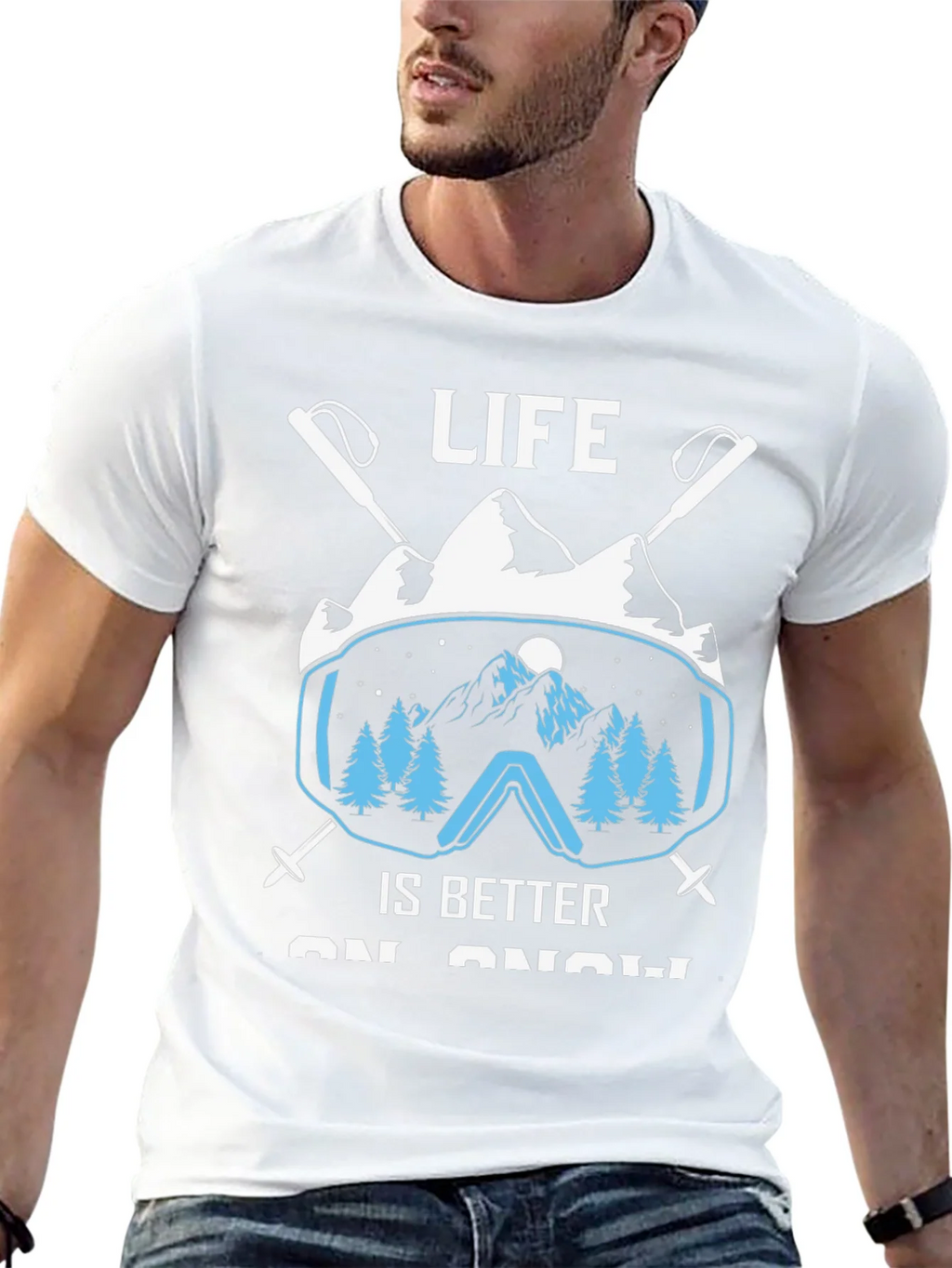 Life Is Better On Snow T-Shirt product image 11