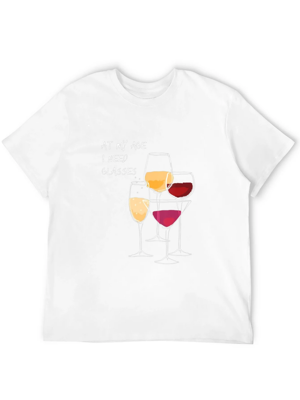 Wine Glasses Humor Graphic Tee product image 11