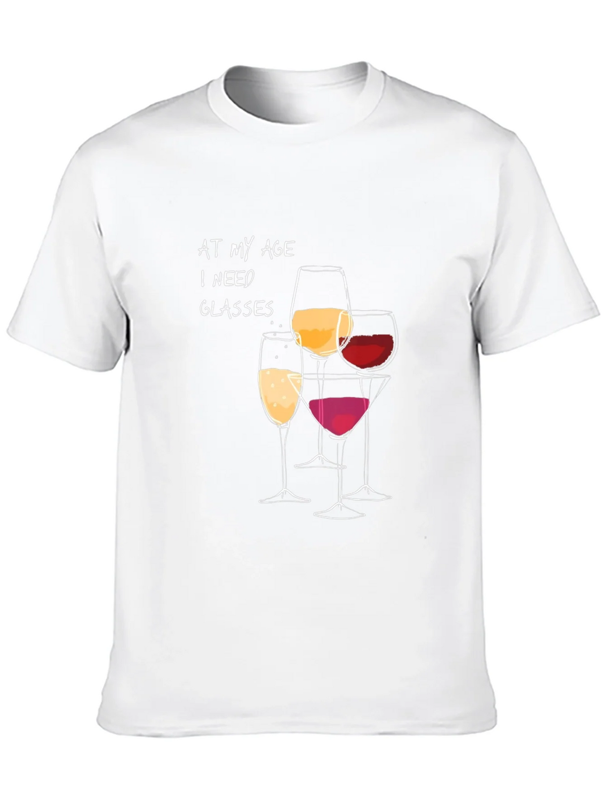 Wine Glasses Humor Graphic Tee product image 9