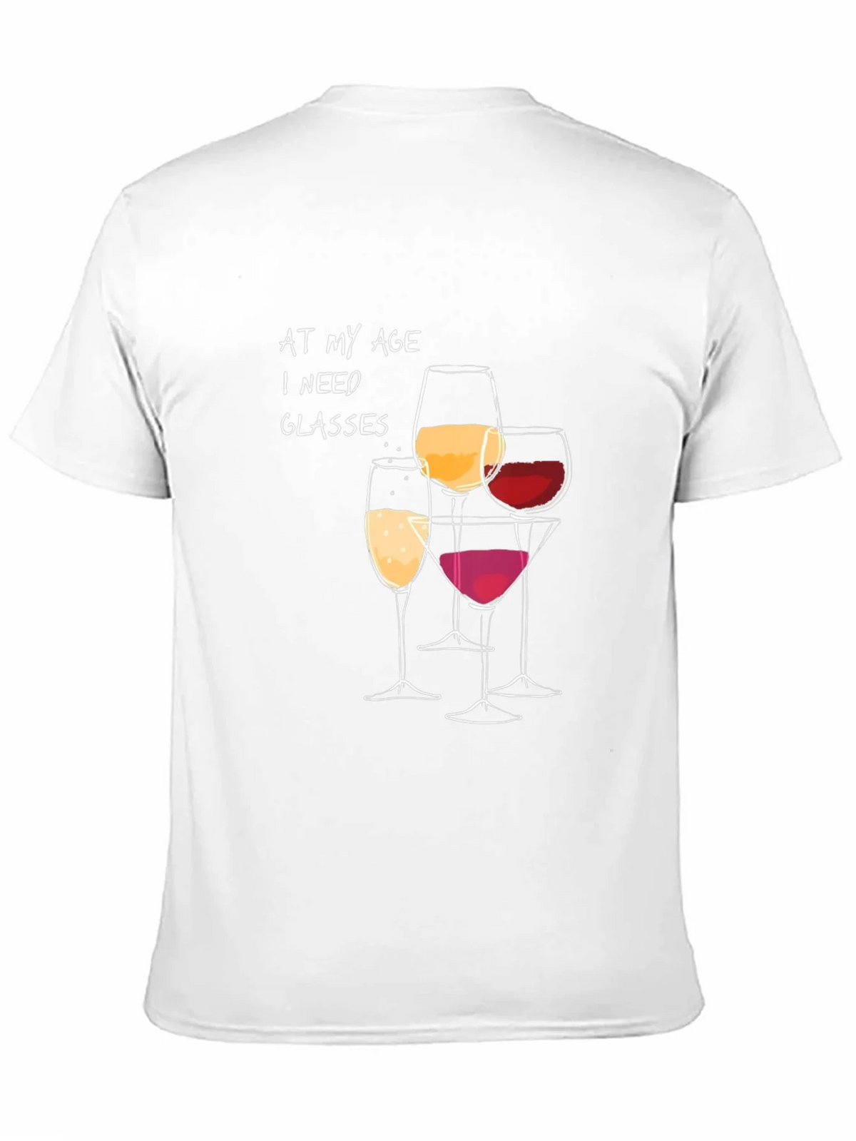 Wine Glasses Humor Graphic Tee product image 10