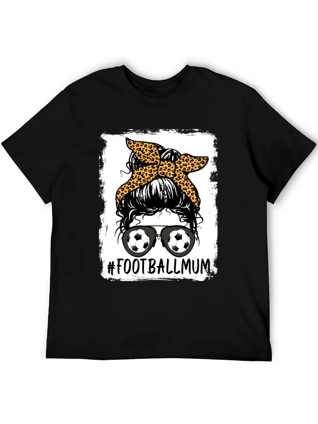Football Mum Graphic Tee - Messy Bun Design product image 4