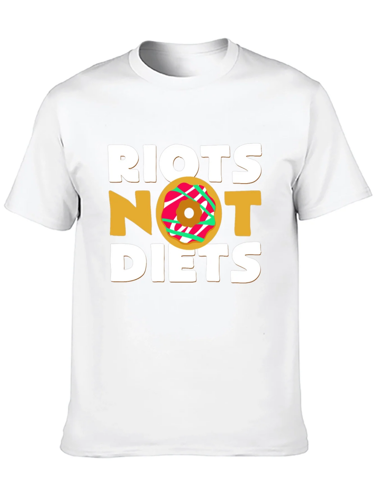 Riot Not Diets Donut T-Shirt - Funny & Unique Design product image 9