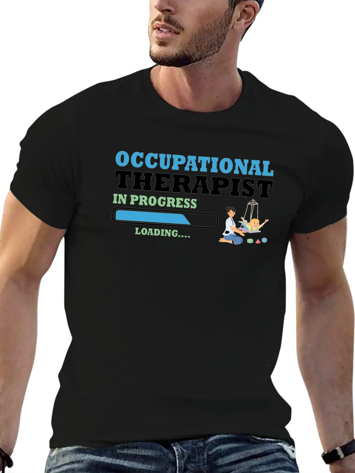 Occupational Therapist in Progress Graphic T-Shirt product image 4