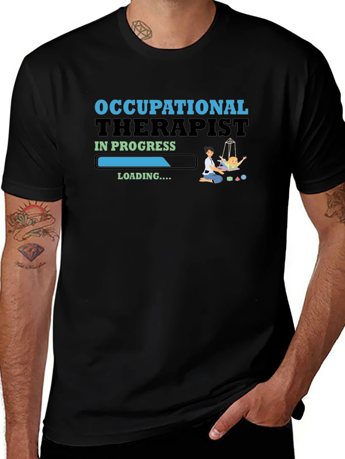Occupational Therapist in Progress Graphic T-Shirt product image 1