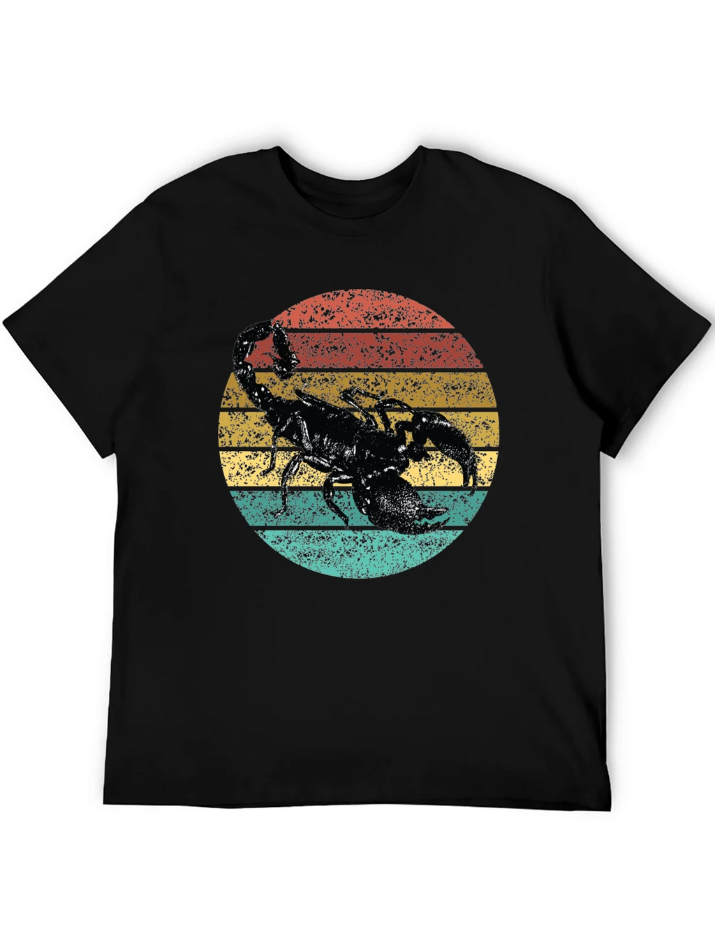 Retro Scorpion Graphic Tee - Black Cotton T-Shirt product image 5