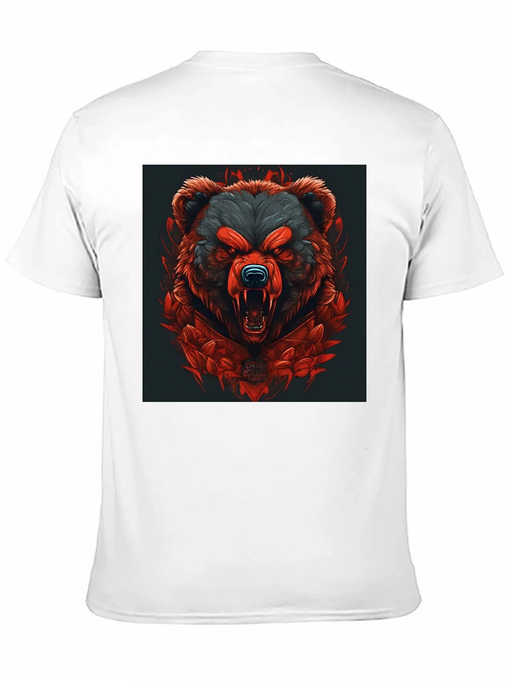 Raging Bear Graphic Tee - Black Cotton T-Shirt product image 10