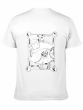 Dog in Bed Graphic T-Shirt - Black product image 1