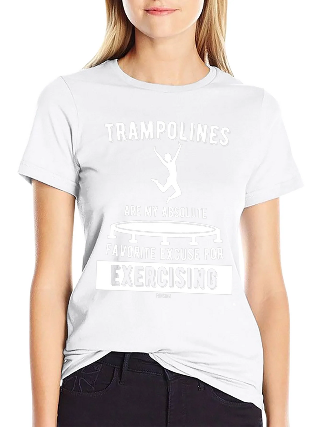 Trampoline Exercise T-Shirt Funny Graphic Tee product image 6