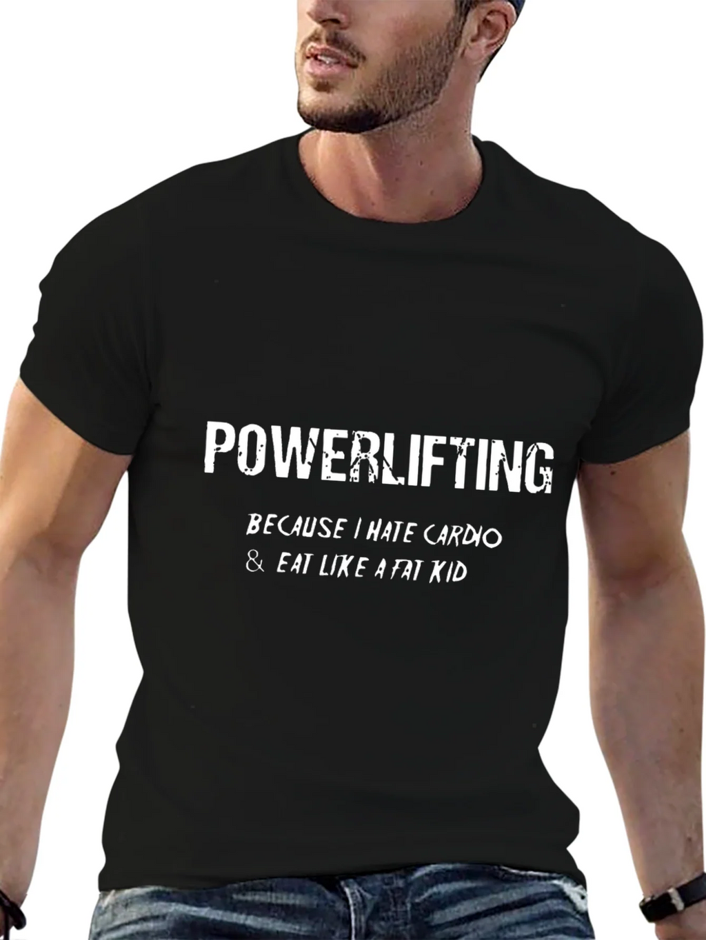Powerlifting - Because I Hate Cardio T-Shirt product image 5