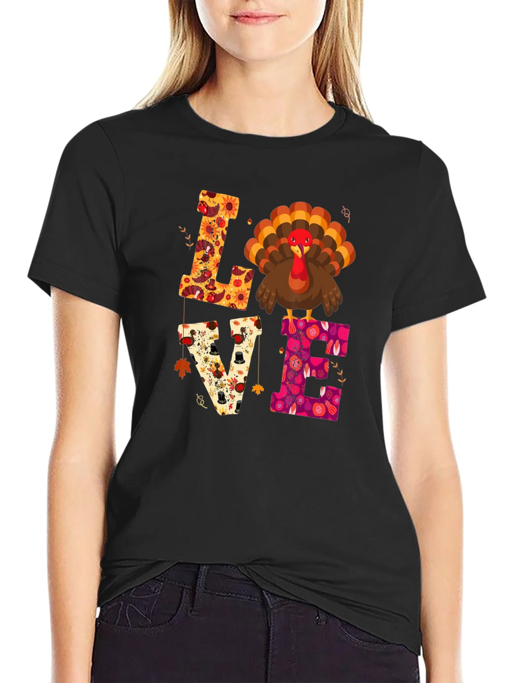 Love Turkey Thanksgiving T-Shirt product image 2