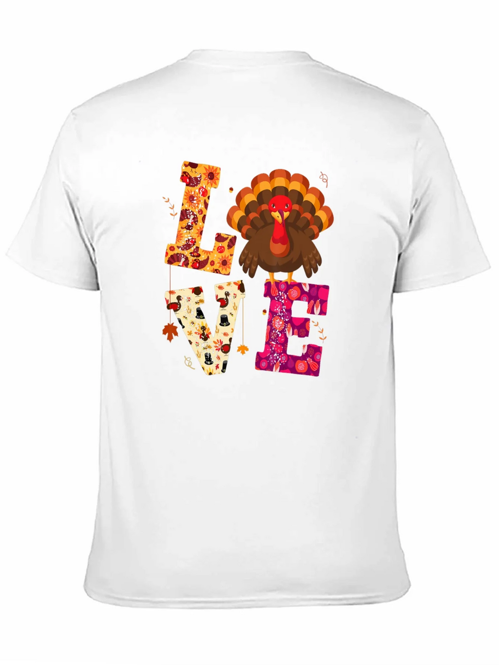 Love Turkey Thanksgiving T-Shirt product image 10