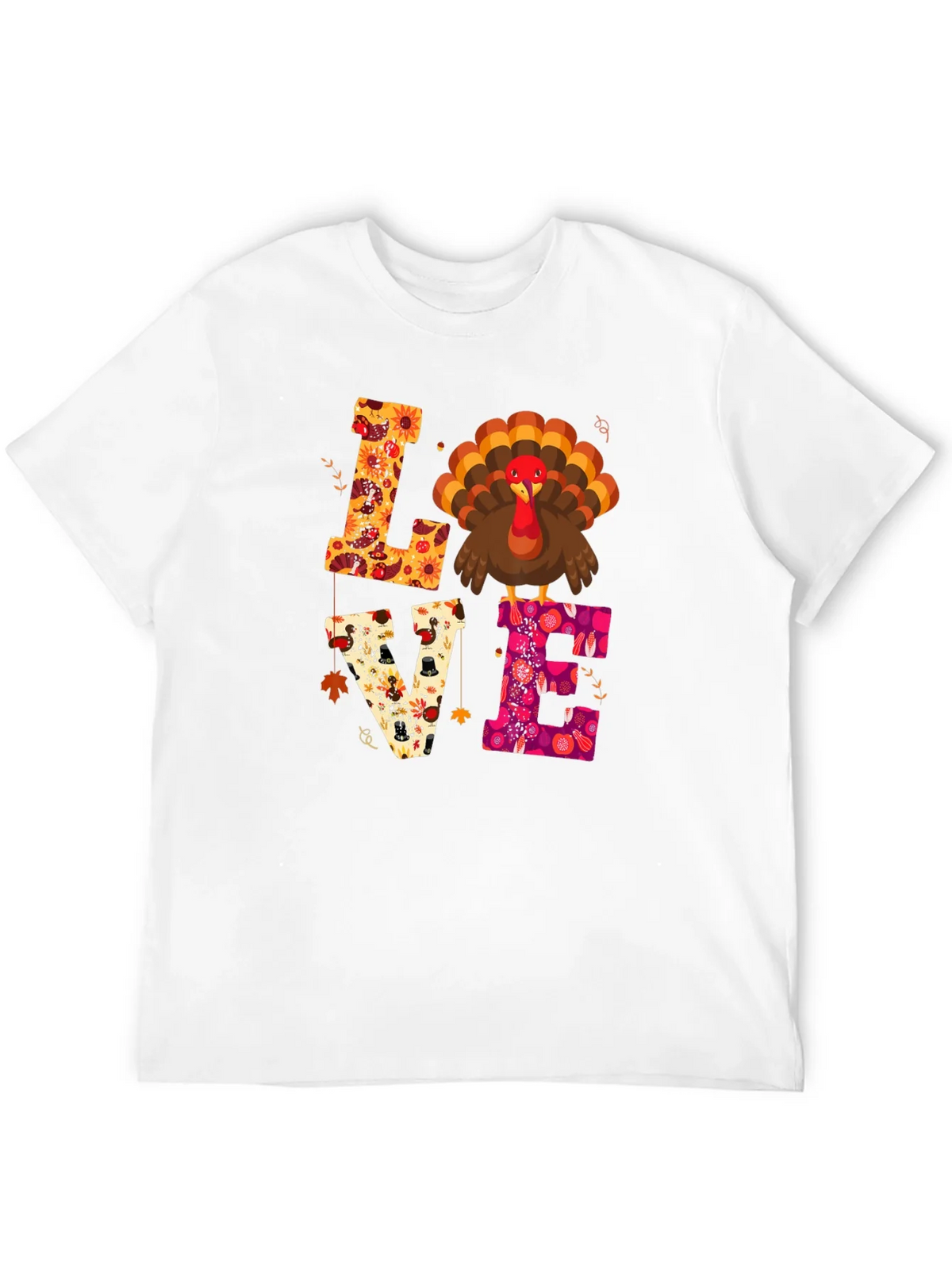 Love Turkey Thanksgiving T-Shirt product image 11