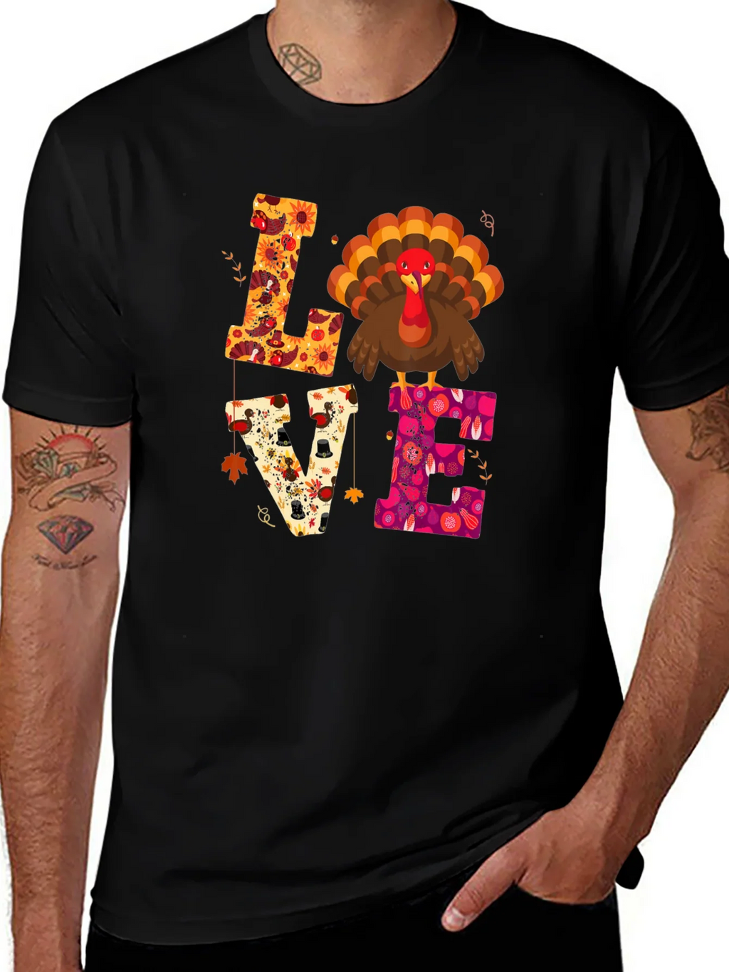 Love Turkey Thanksgiving T-Shirt product image 1