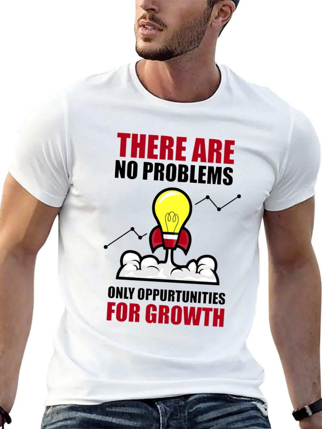 Opportunity Growth T-Shirt - No Problems Just product image 7