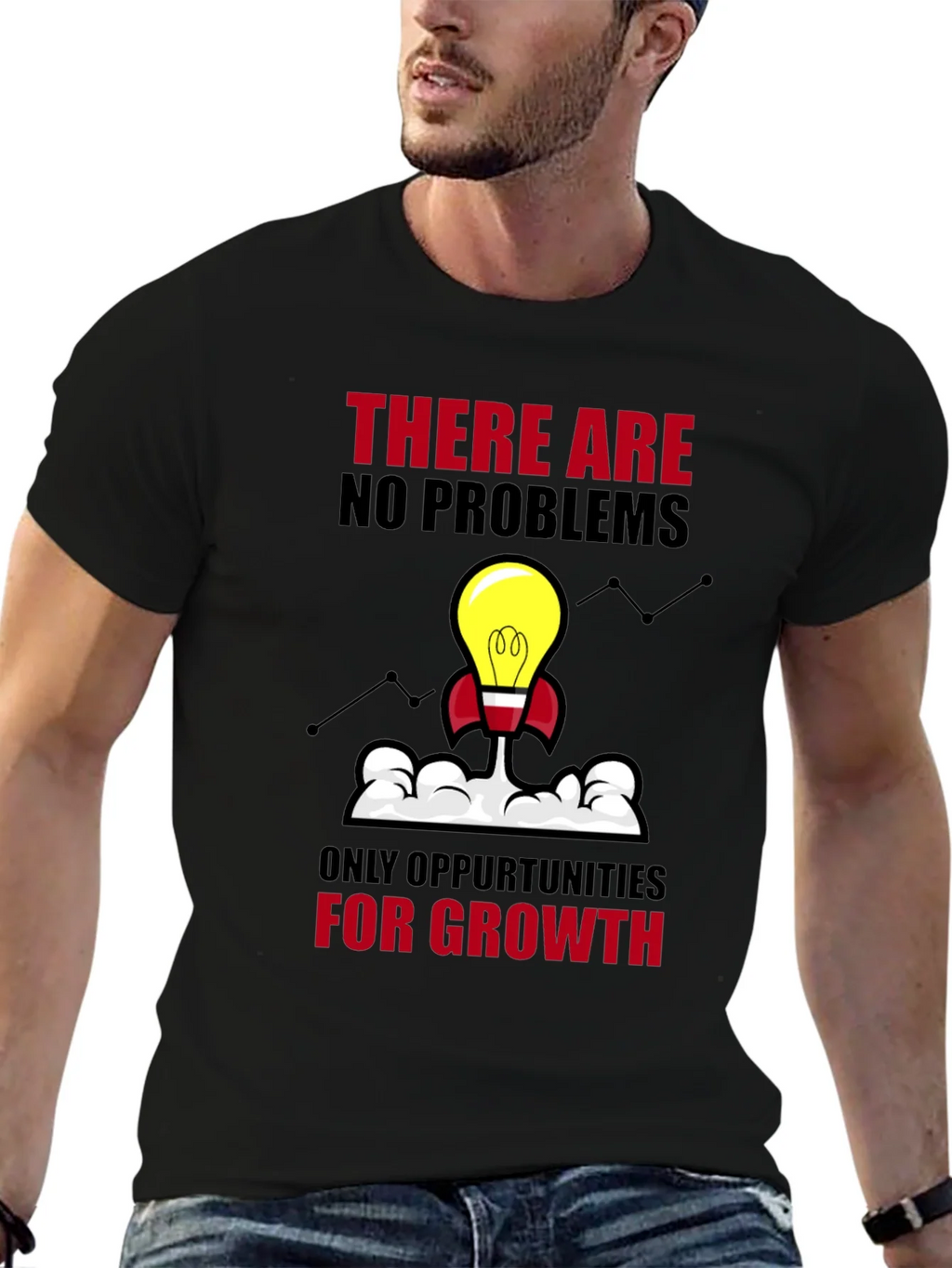 Opportunity Growth T-Shirt - No Problems Just product image 4