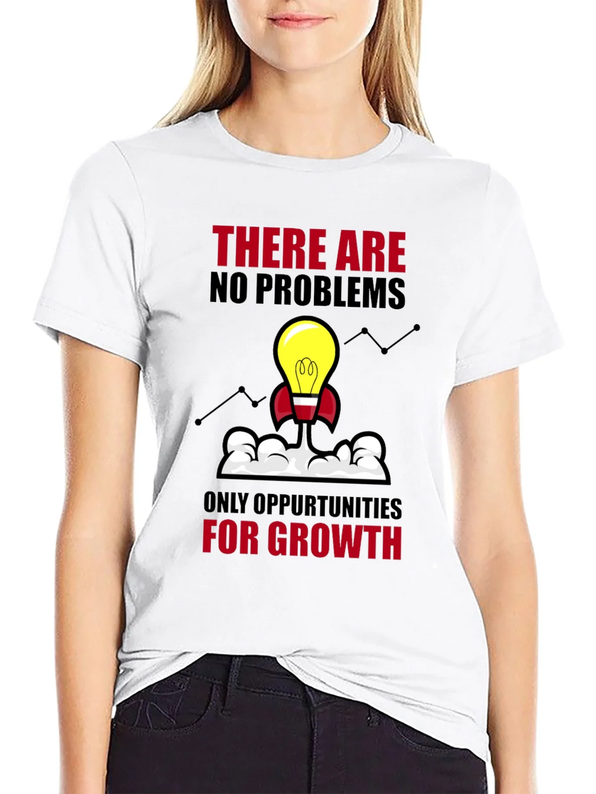 Opportunity Growth T-Shirt - No Problems Just product image 5