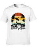 Retro Beach T-Shirt - Make Today Great Again product image 1