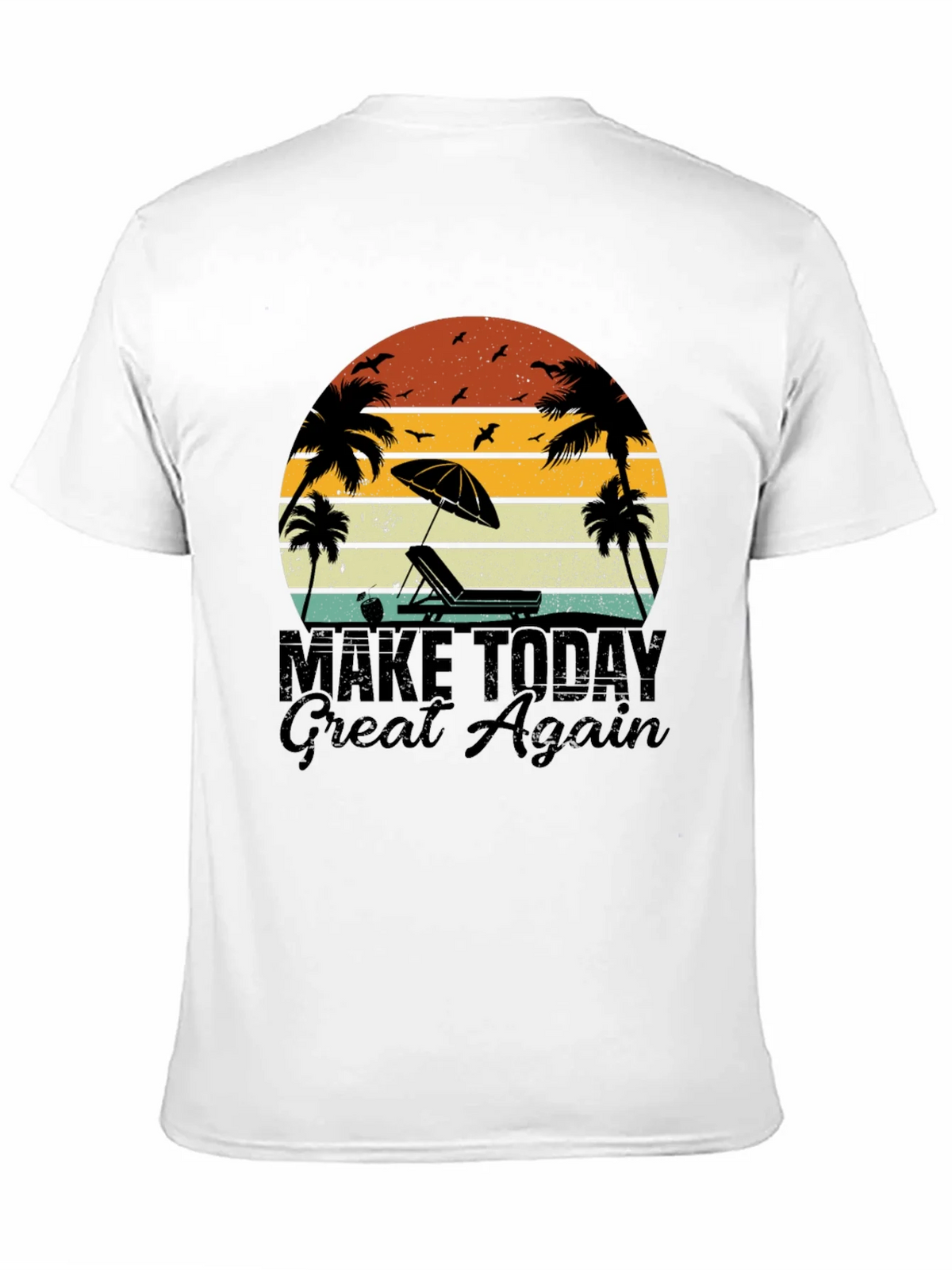 Retro Beach T-Shirt - Make Today Great Again product image 2