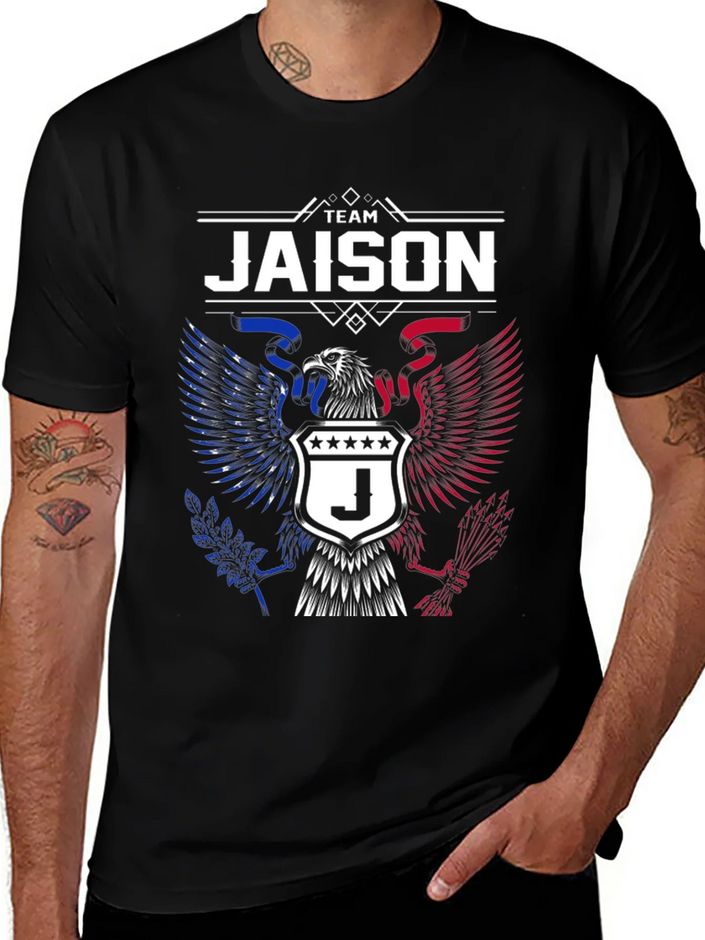 Team Jaison Eagle Crest Graphic T-Shirt product image 1