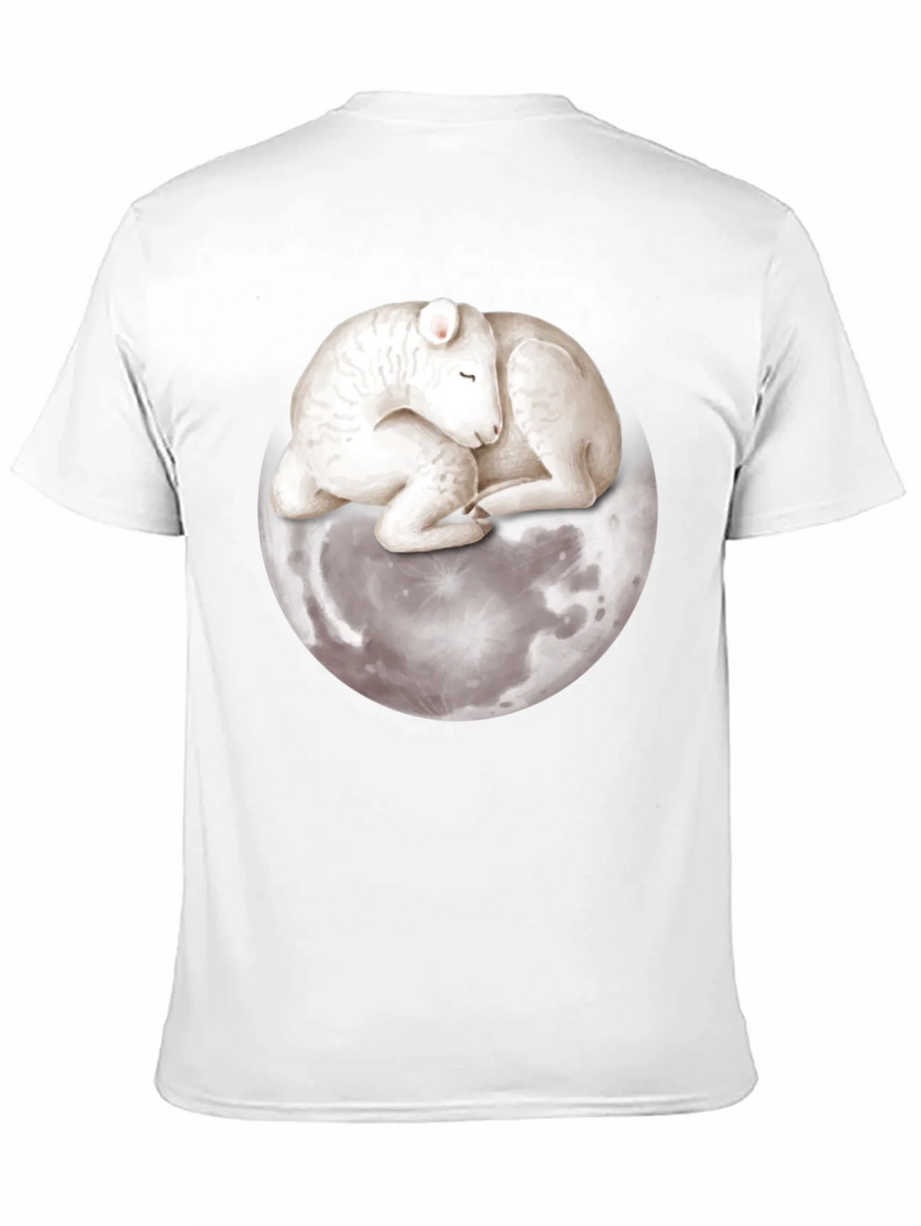 Lamb on Moon Graphic Tee - Unique Design product image 10