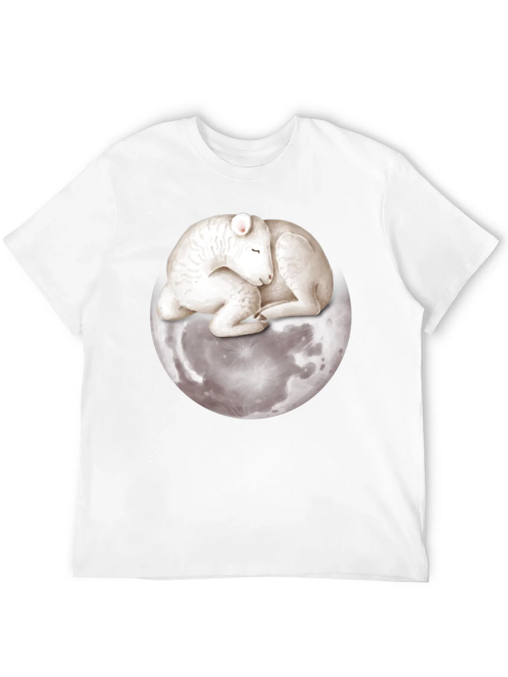 Lamb on Moon Graphic Tee - Unique Design product image 11