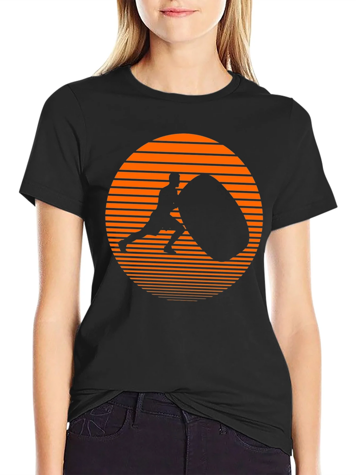 Atlas Stone Black Graphic T-Shirt product image 2