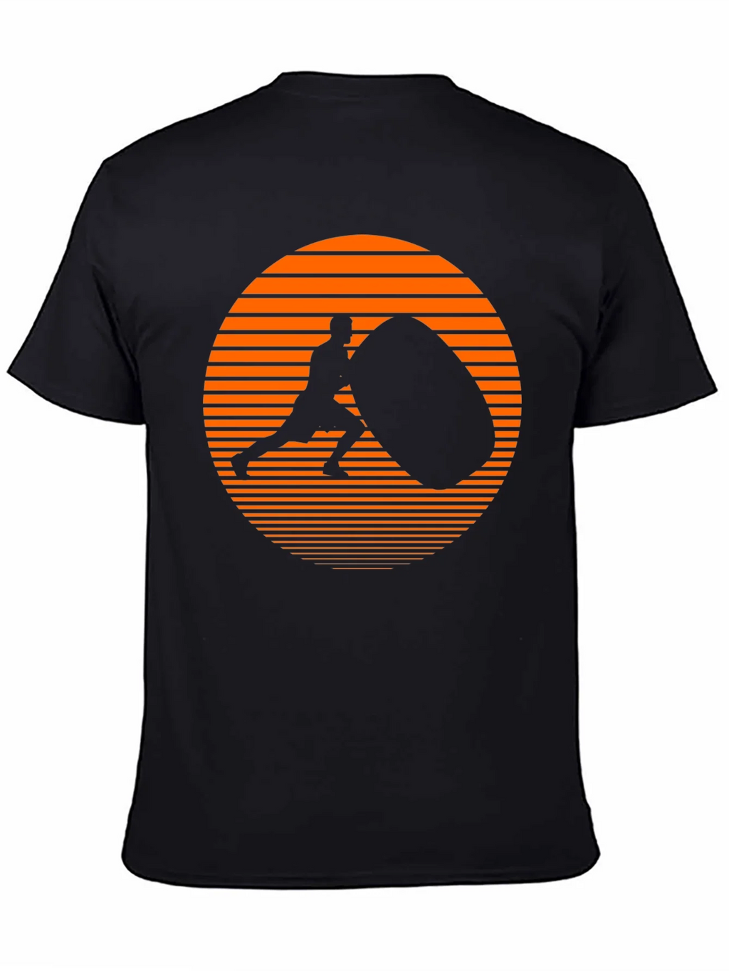 Atlas Stone Black Graphic T-Shirt product image 4