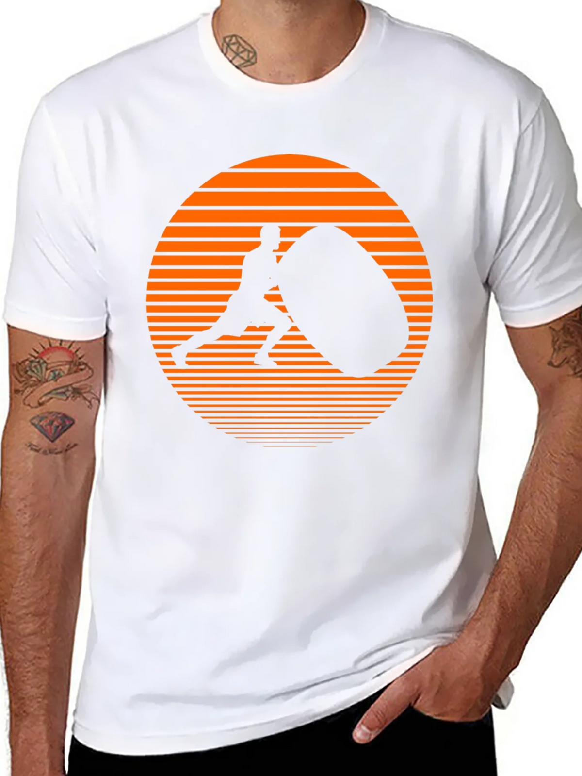 Atlas Stone Black Graphic T-Shirt product image 7