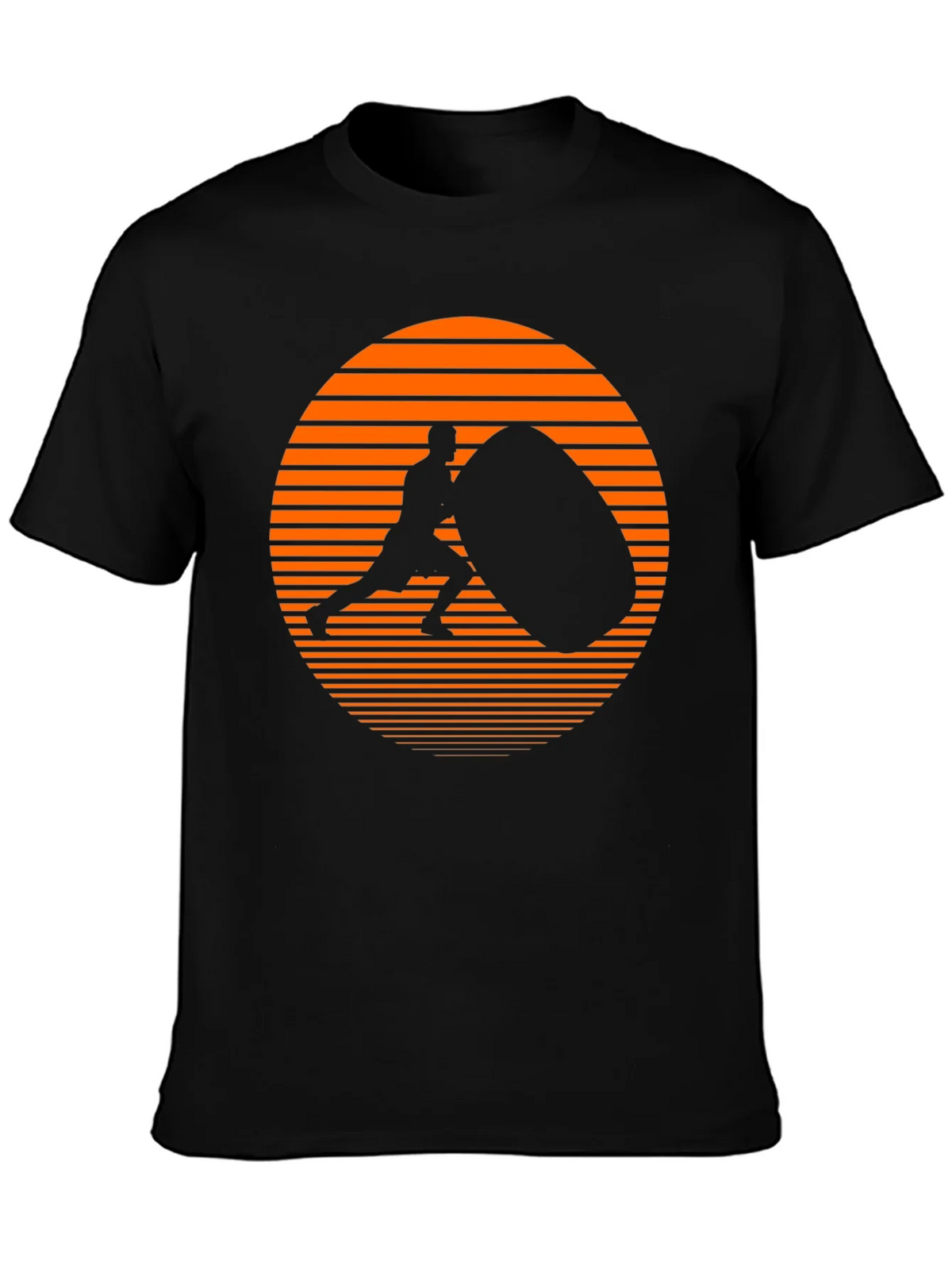 Atlas Stone Black Graphic T-Shirt product image 3