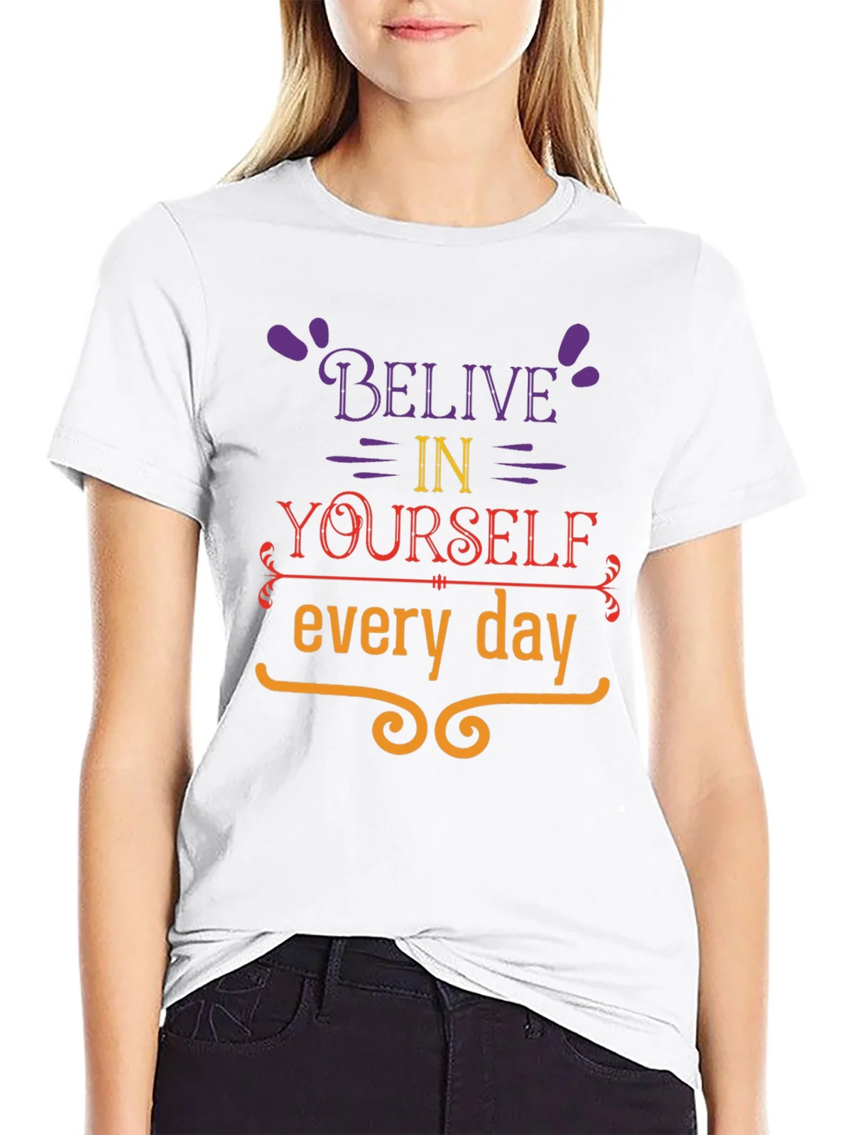 Believe in Yourself Graphic T-Shirt product image 8