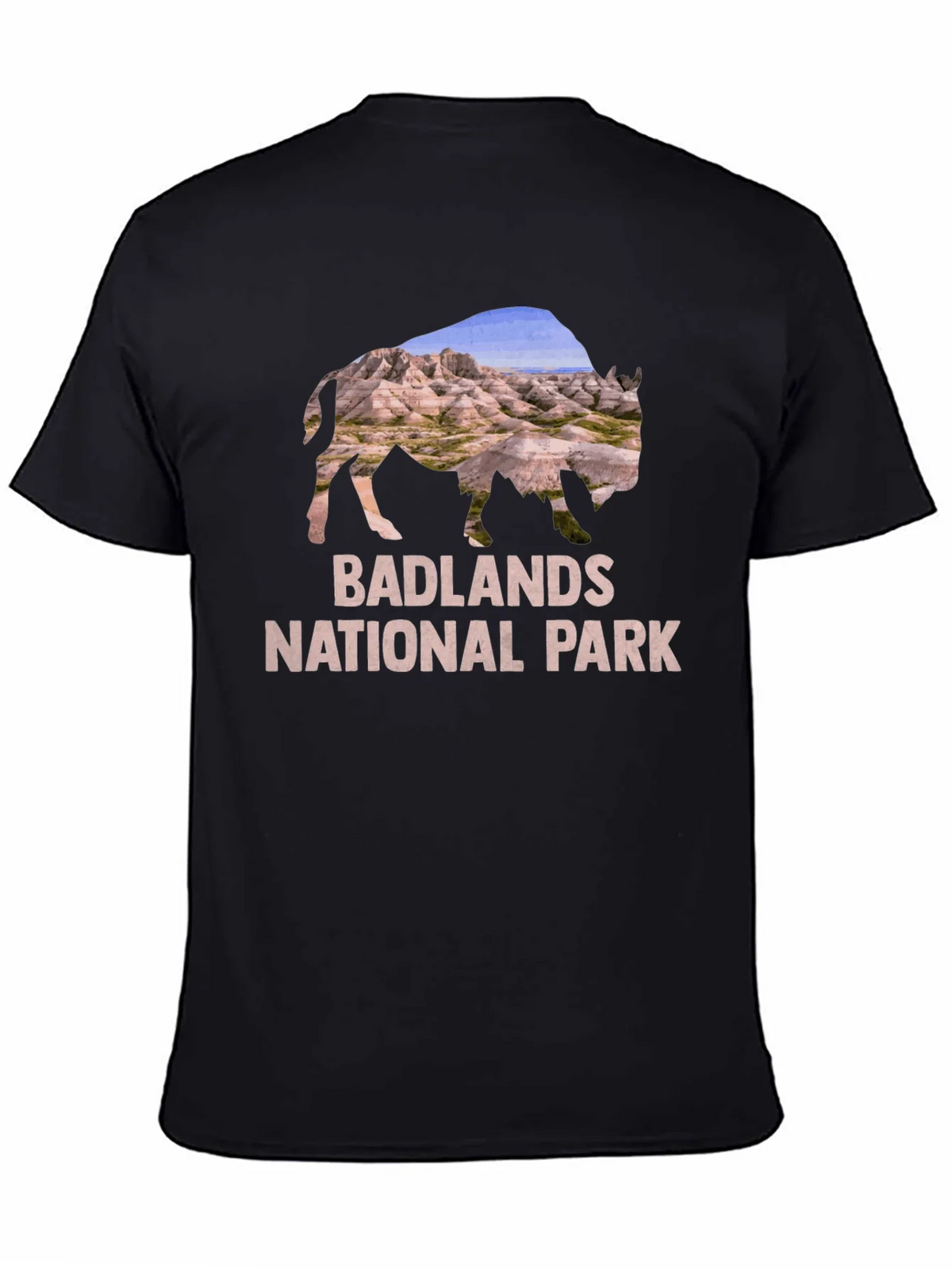 Badlands National Park Bison Graphic T-Shirt product image 3