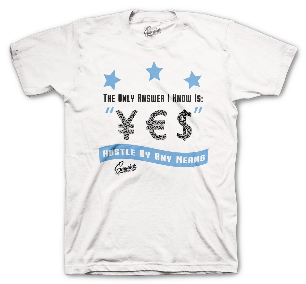 Retro 3 Valor Blue Answer Shirt