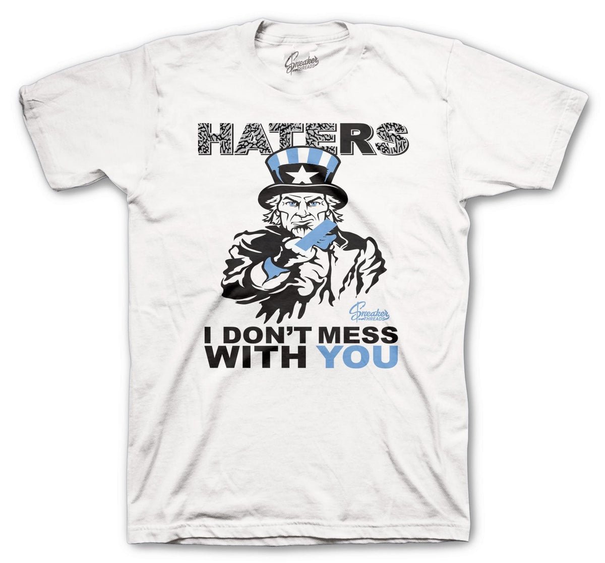 Retro 3 Valor Blue Middle Finger Shirt