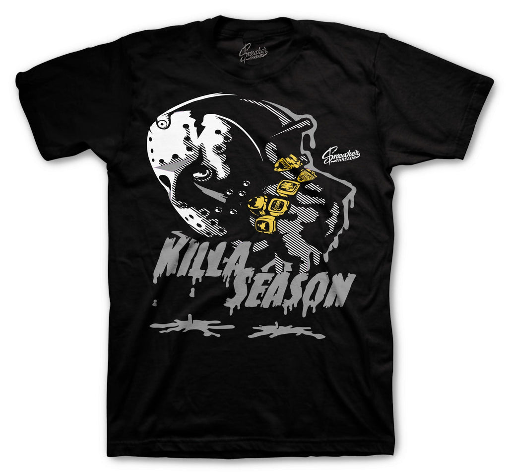 Retro 11 Black Cement Killa Season Shirt