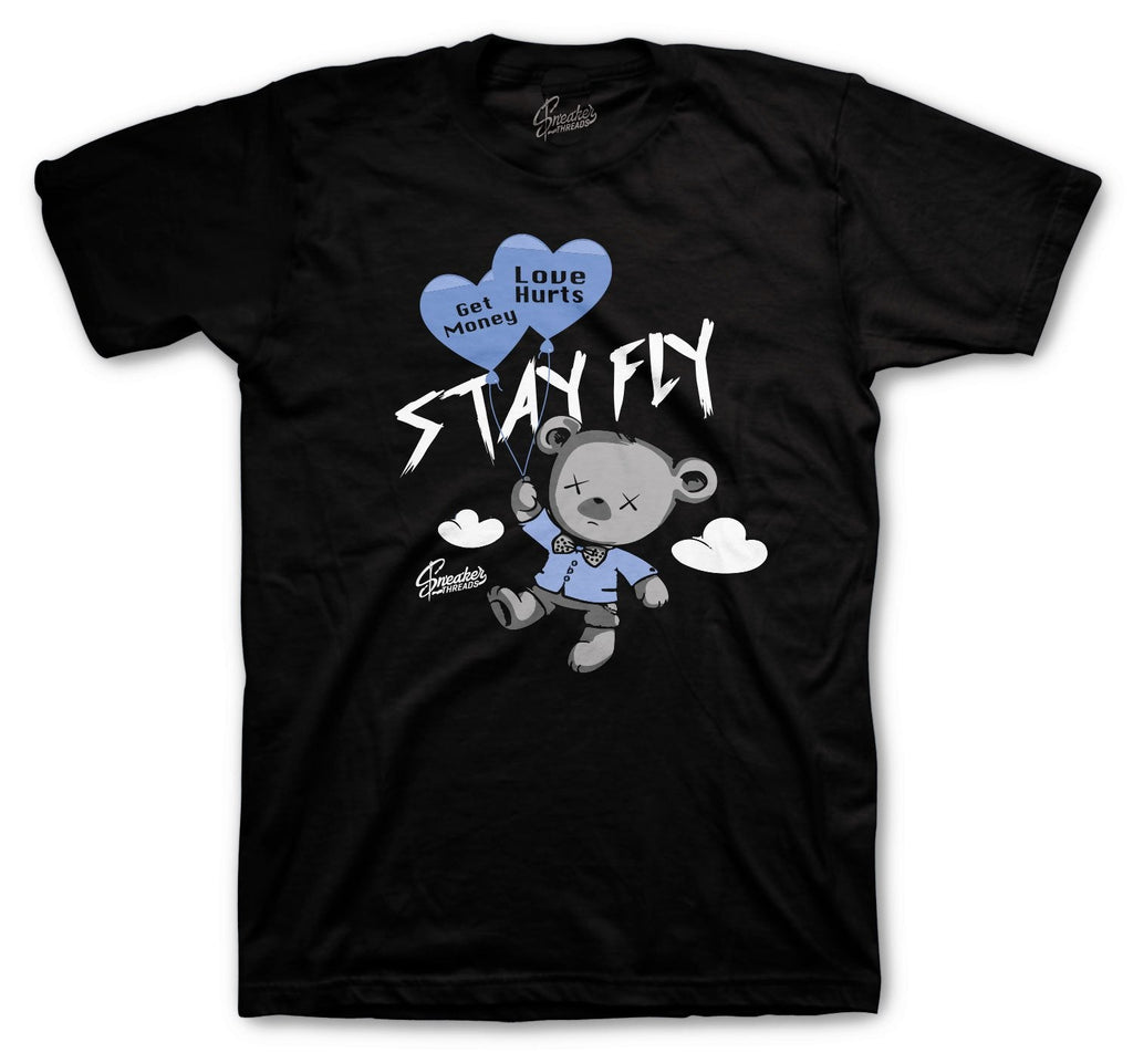 Retro 3 Valor Blue Money Over Love Shirt