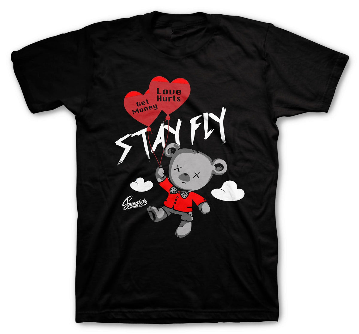 Retro 14 Gym Red Money Over Love Shirt