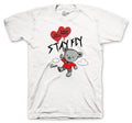 Retro 4 Red Metallic Money Over Love Shirt