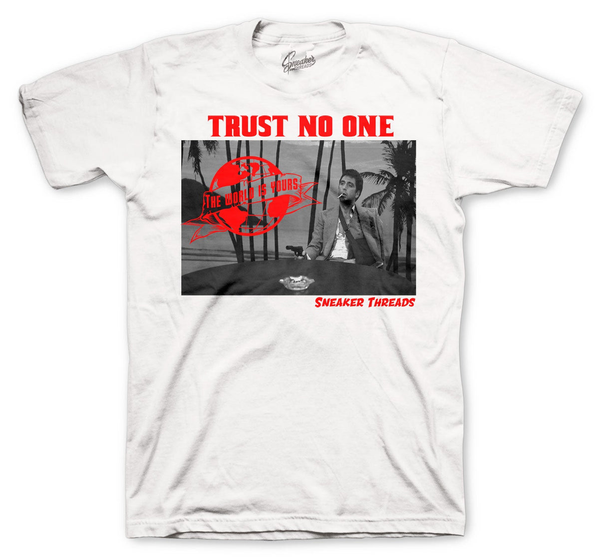 Retro 4 Red Metallic Tony Knows Shirt