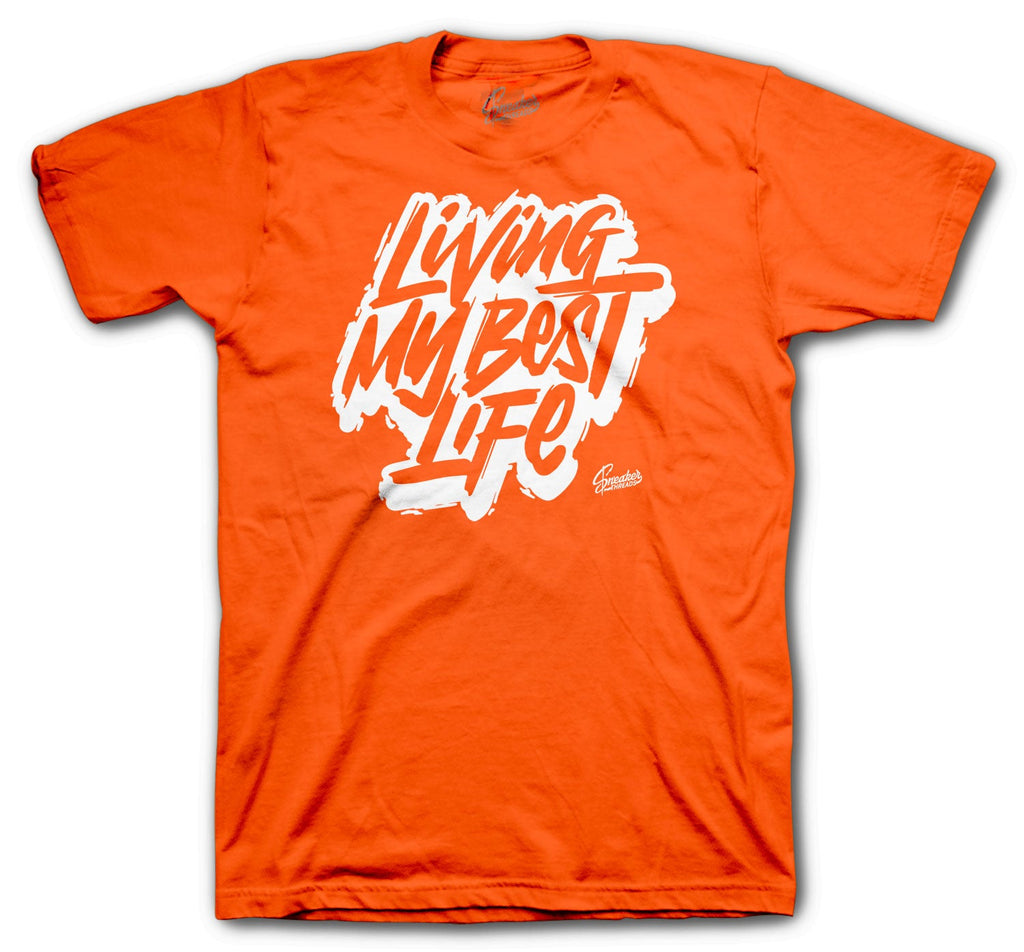 Retro 4 Orange Metallic Living Life Shirt