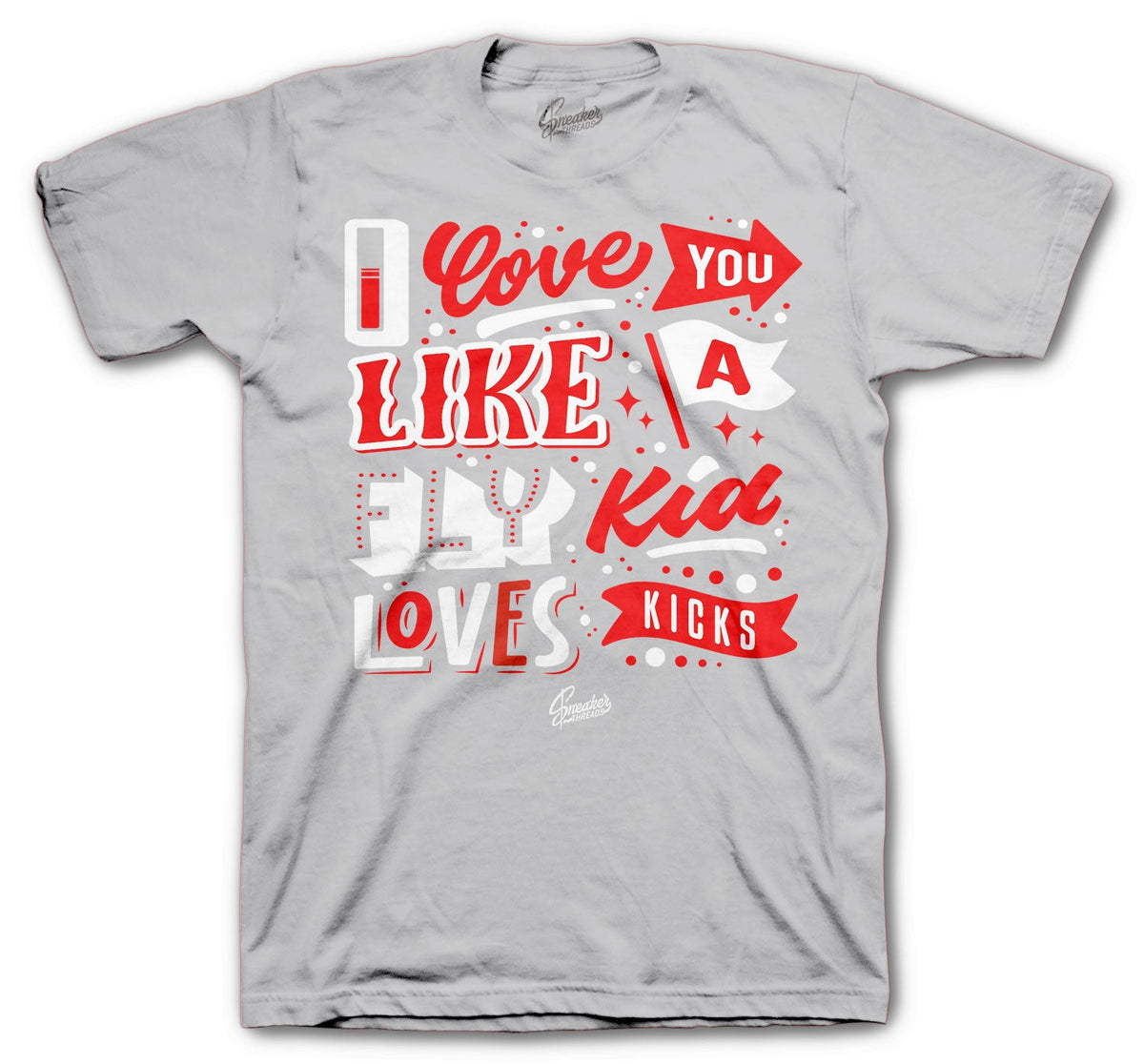 Retro 1 Smoke Grey Love Kicks Shirt