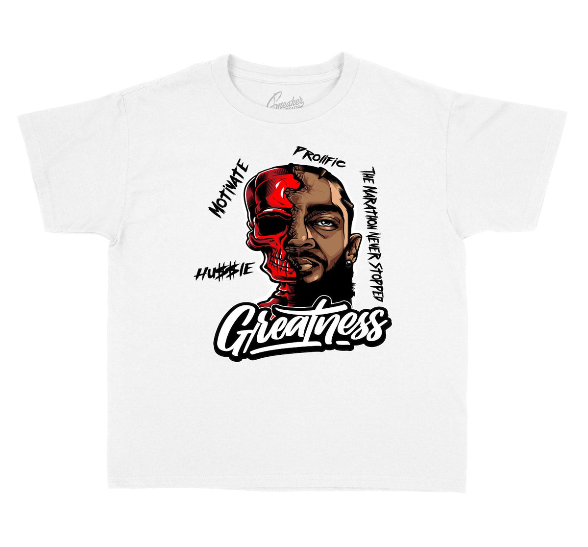 Kids - Fire Red 5 Nipsey Greatness Shirt