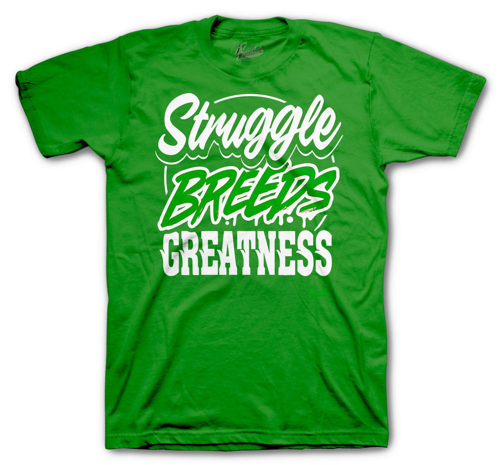 Retro 4 Green Metallic Struggle Breeds Shirt