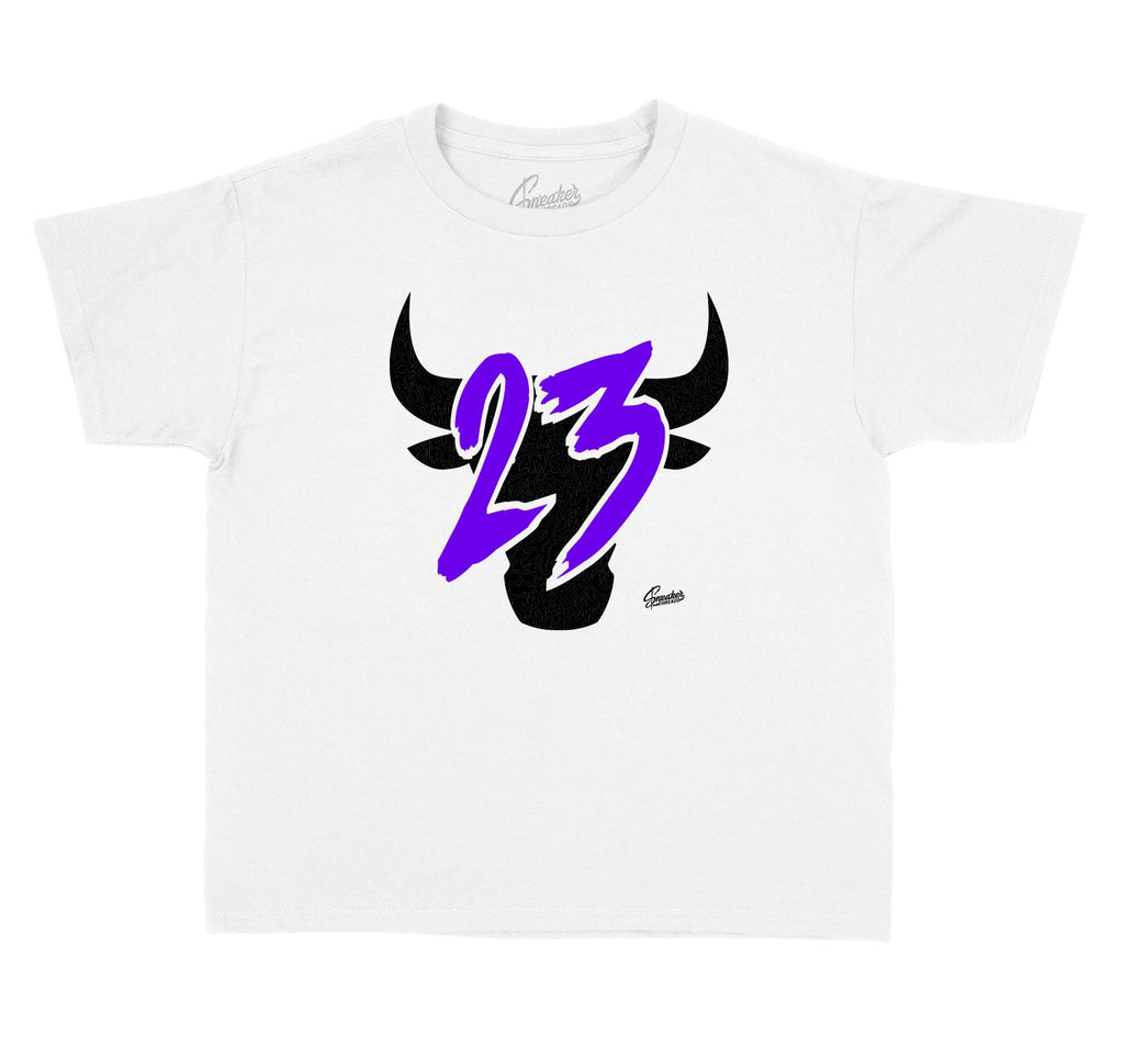 Kids - Purple Metallic 4 Toro Shirt