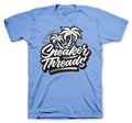Retro 3 Valor Blue ST Palms Shirt