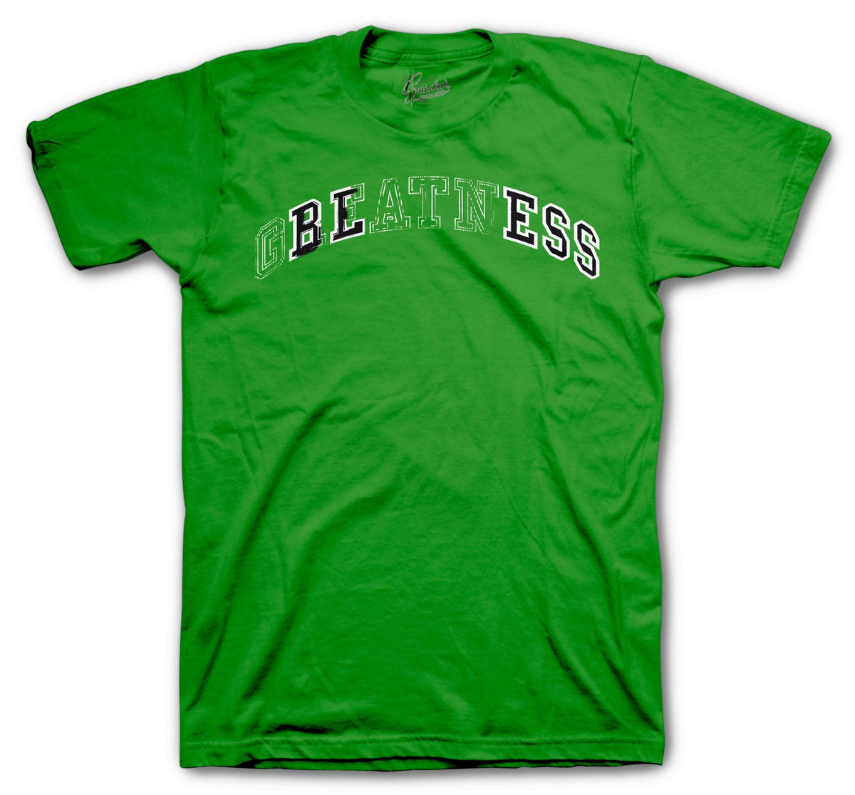 Retro 4 Green Metallic Stitched Shirt