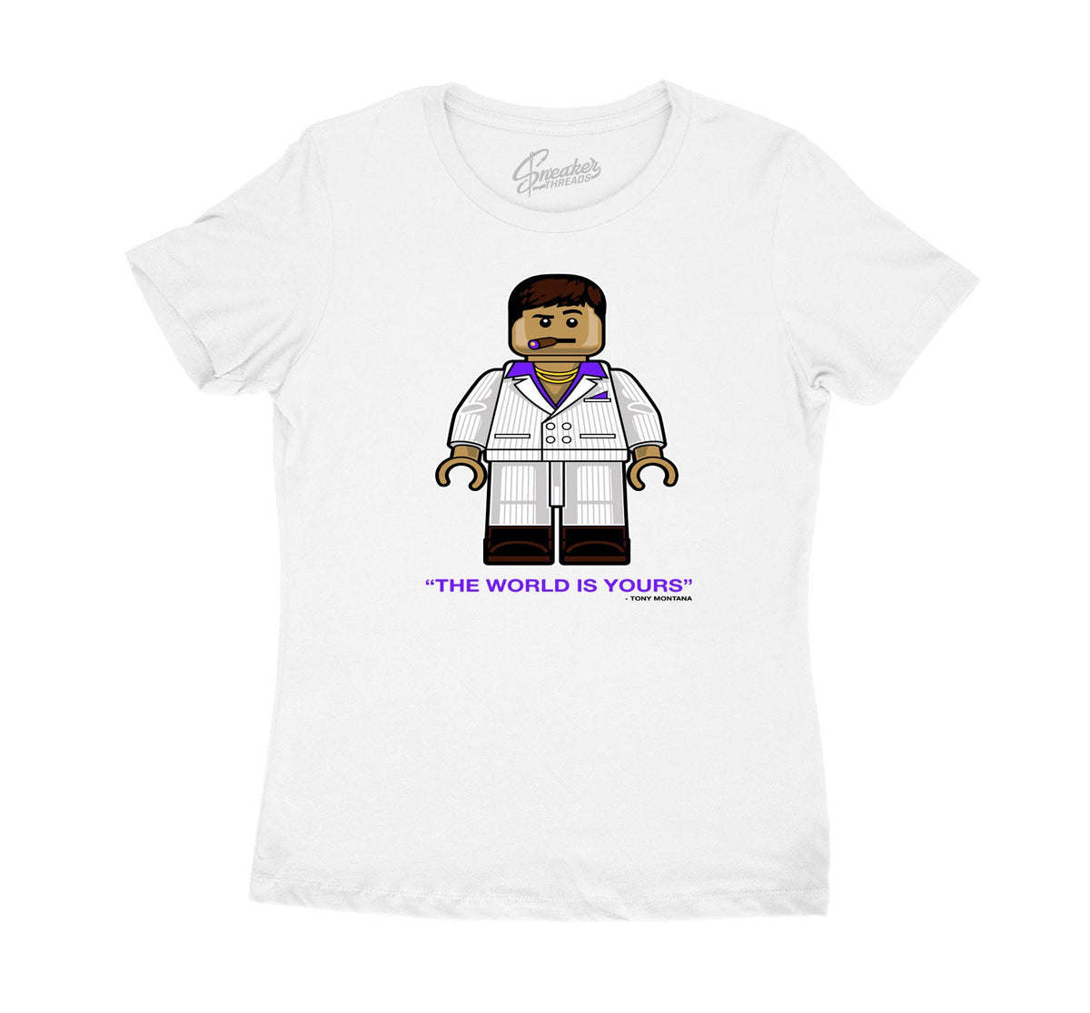 Womens - Purple Metallic 4 Tony Bic Shirt